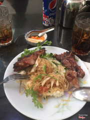 1 dĩa sườn bì + 1 pepsi 2 tẩy là 165k