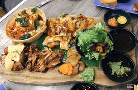 combo Tôm, lươn dồi, gà nướng