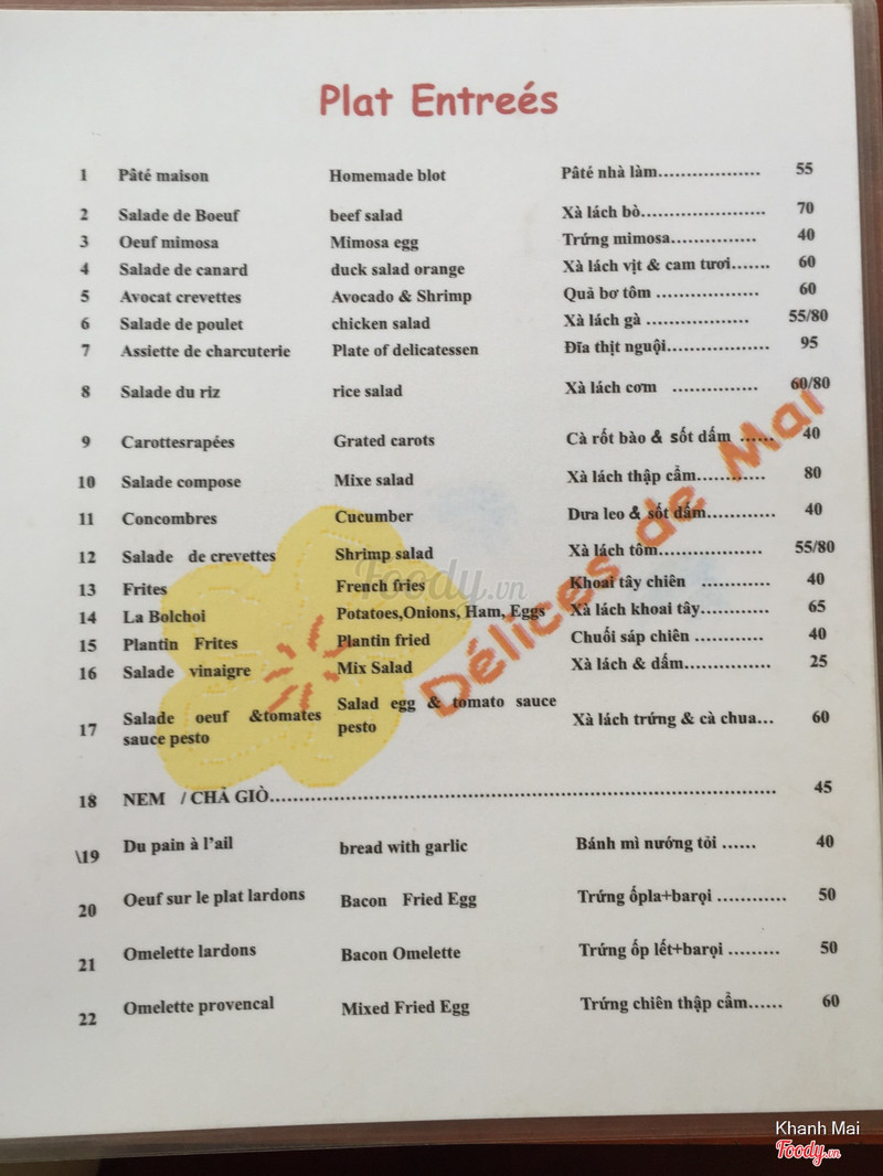 ăn nhẹ trước bữa chính