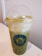 Matcha Bubble latte thêm milkfoam 64k