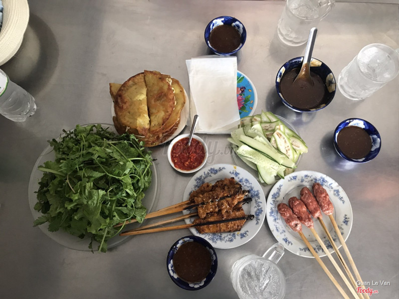 Bánh xèo, nen lụi, thịt nướng 30k/suất