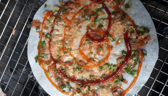 Bánh Tráng Nướng Vỉa Hè