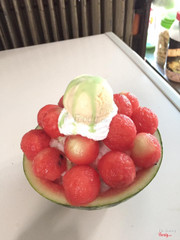 bingsu dưa hấu