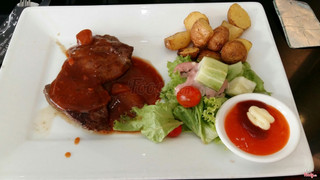 steak bò sốt BBQ