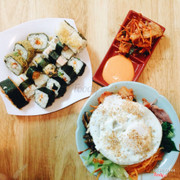 kimbap + cơm trộn