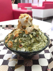 bingsu trà xanh