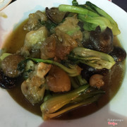 Gân bò xào nấm đông cô