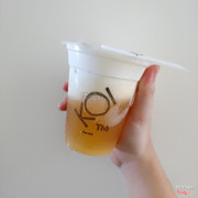 Peach tea Macchiato size S 48k 