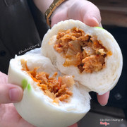 Bánh bao thịt heo kim chi