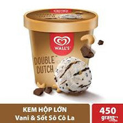 Hộp Wall's Vanilla sốt Socola 450gram - 95.000