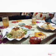 Cơm gà đắp mềnh siu ngon lại nhiều nữa ăn no căng bụng luôn đấy 😋