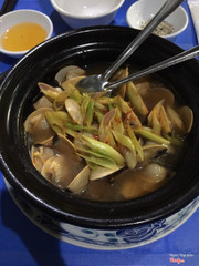 Nghêu hấp thái ngon