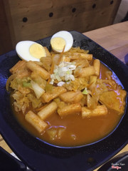 Tokbokki xào trứng đĩa to 99k