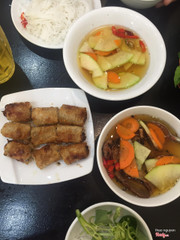 Đây là phần bún nem 