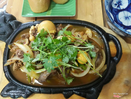 mề gà trứng non cháy tỏi