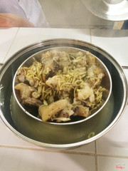 Gân Bò Hấp Gừng Sả