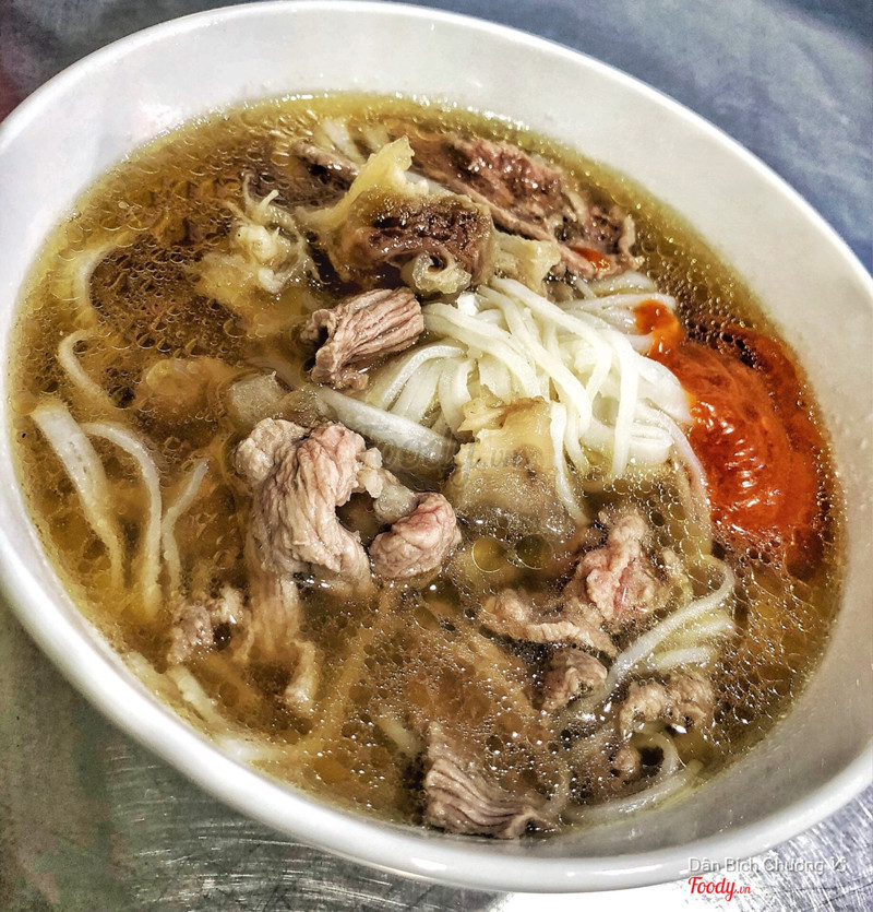 phở tái gân (không hành)