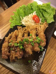 bò cuộn nấm kim châm nướng teriyaki