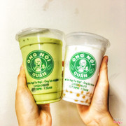 Trà sữa thái xanh + dừa dầm