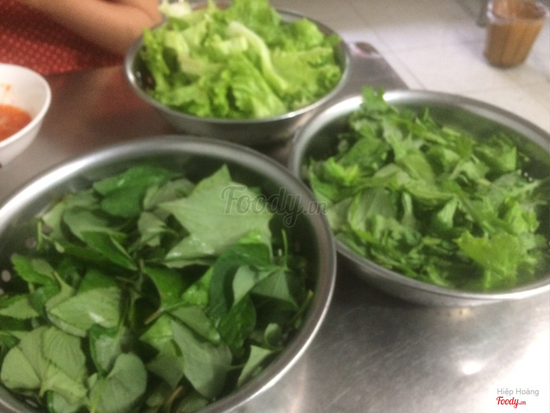 Rau được nhặt sẵn