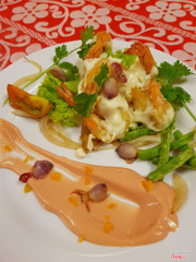 Tôm sốt mù tạt hongkong