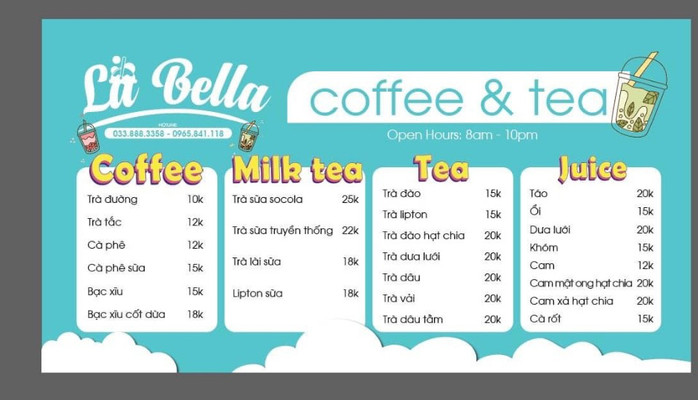 La Bella - Coffee & Tea - Đường Số 9