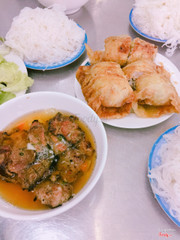 bún chả & nem cua bể