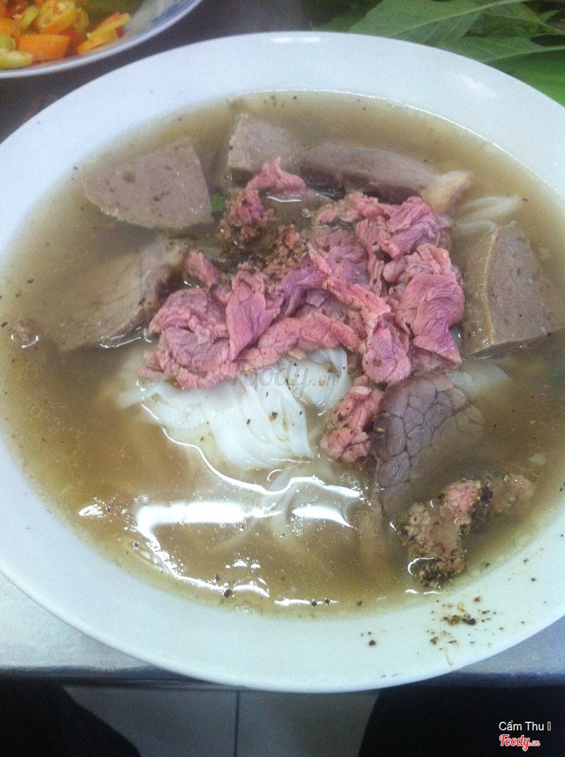 phở tái bò viên