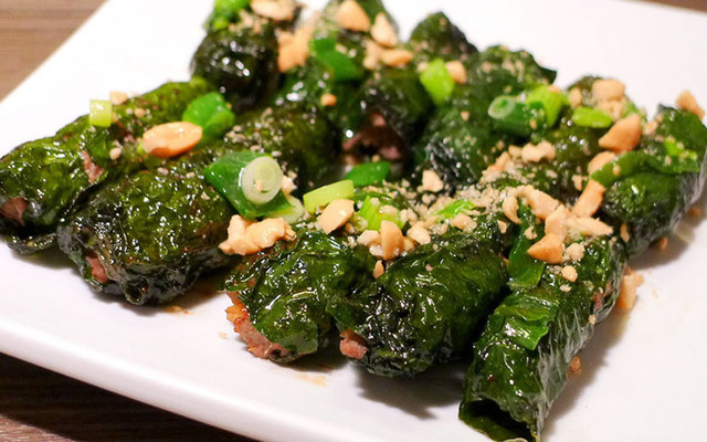 Bò Lá Lốt Mỡ Chài