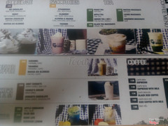 Menu mới của quán