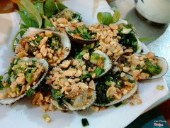 Sò lông nướng mỡ hành