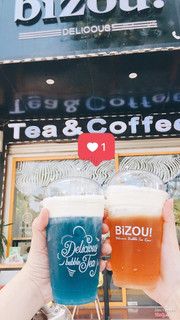 Macchiato Đậu Biếc - Macchiato Đào