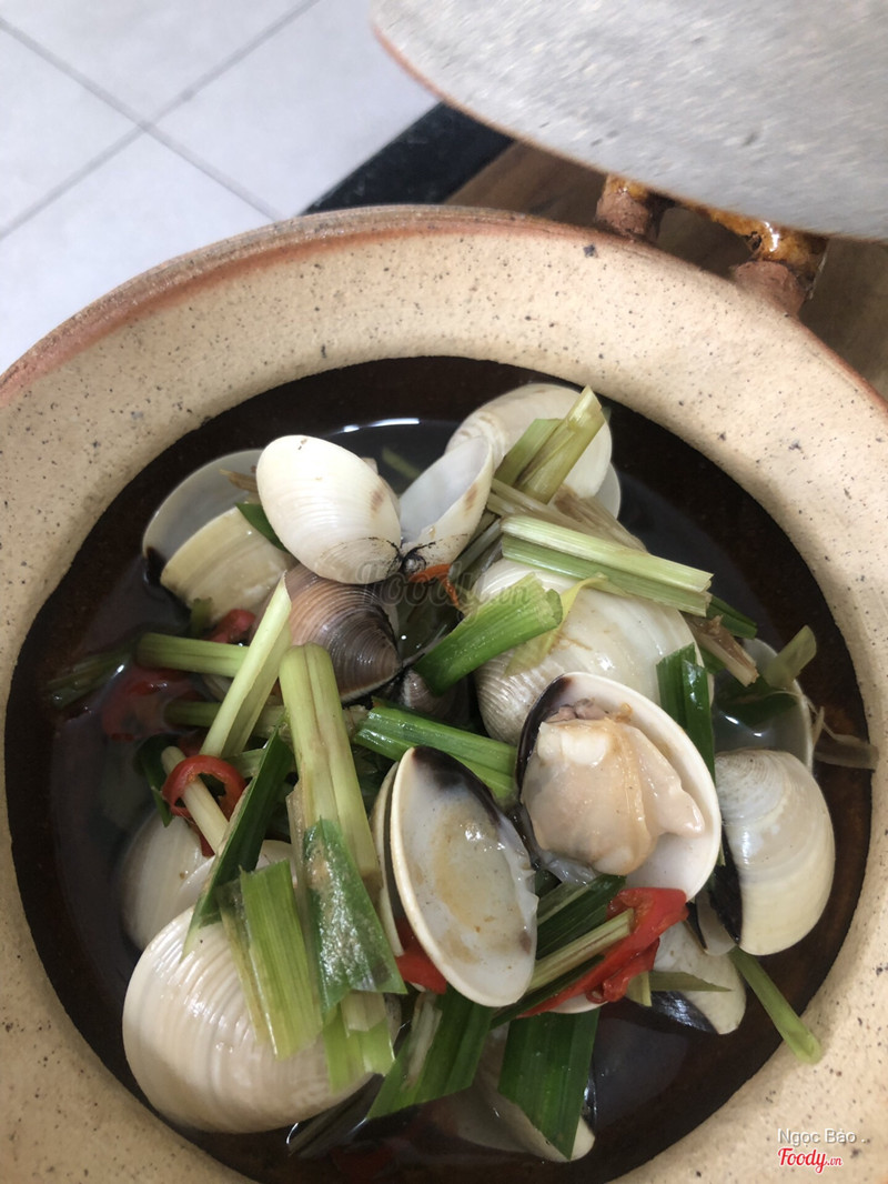Nghêu hấp sả 20k