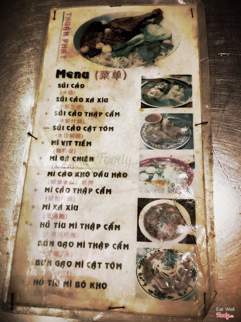 Menus - màu thời gian