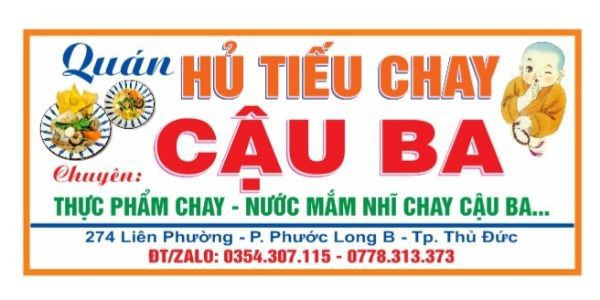 Quán Hủ Tiếu Chay Cậu Ba - Thực Phẩm Chế Biến - Liên Phường