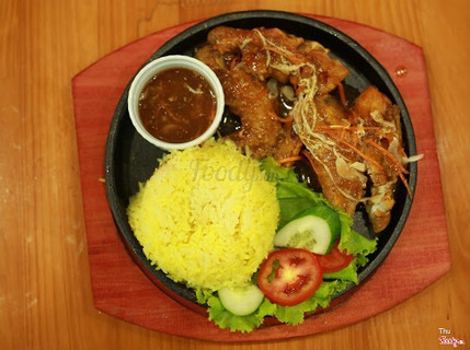 Cơm gà sốt me
