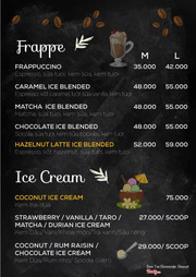 Menu Riverside Bistro