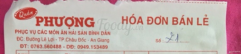 Địa chỉ và bill bán lẻ