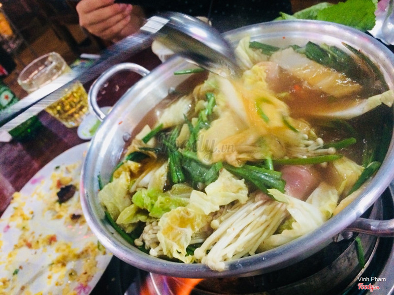 Lẩu kim chi bò