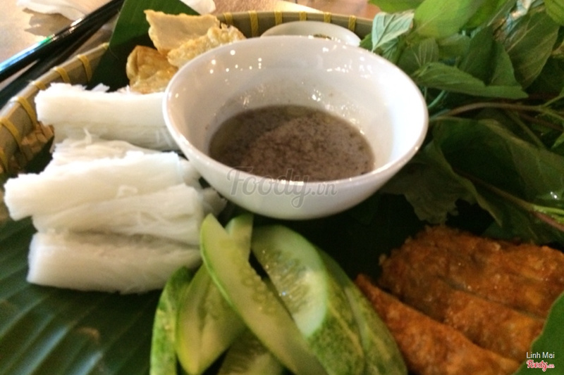 Bún đậu chả cốm