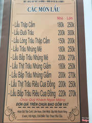 Thực đơn