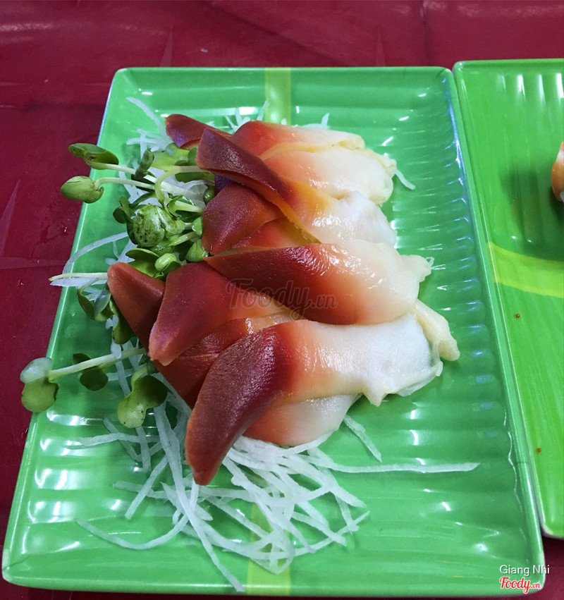 sashimi sò đỏ