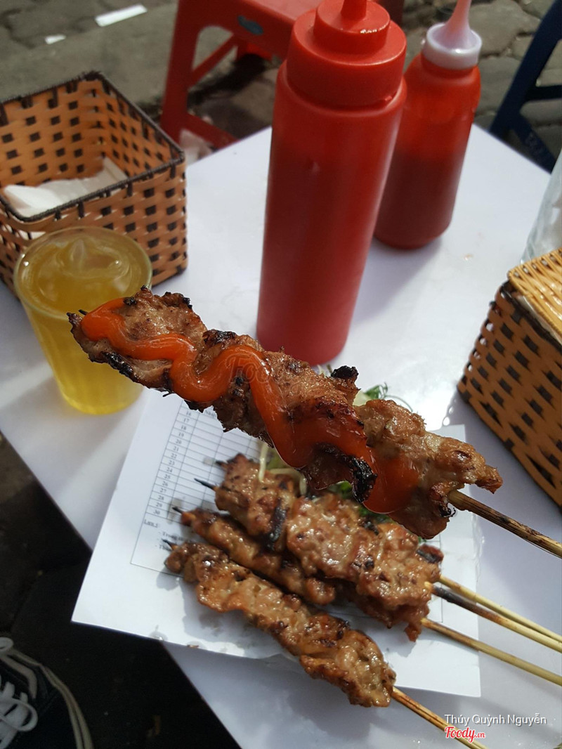 thịt xien nướng