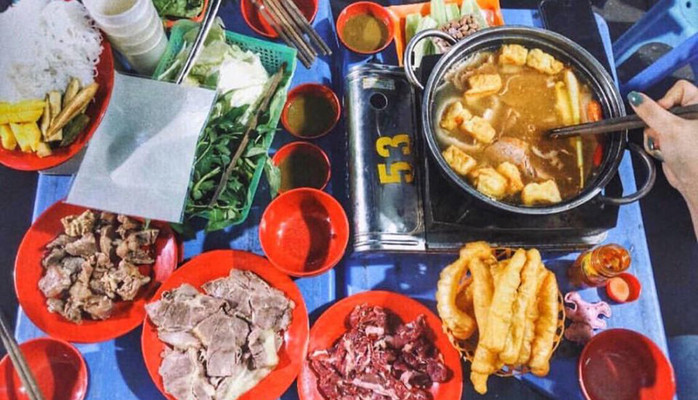 Lẩu Vy - Bò Nhúng Dấm Online
