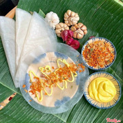 Combo bánh tráng cuốn.