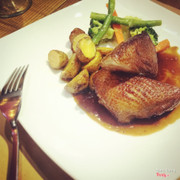 Lườn vịt sốt mận