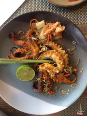 Grilled octopus