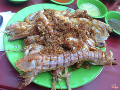 tôm tích rang muối