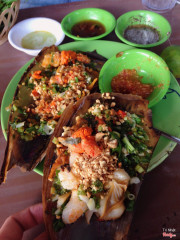 Sò quạt nướng mỡ hành