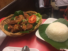 Chicken wing and rice